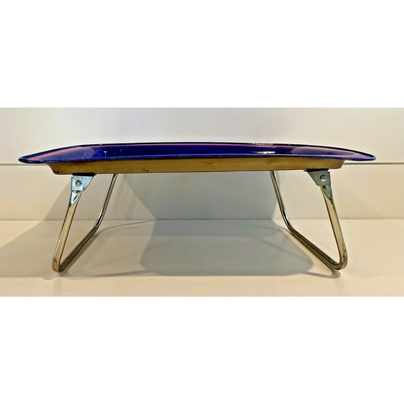 Ms. Pac-Man Midway Metal Lap Tray Vintage 1980's-Exceptional Condition-RARE! - Picture 5 of 7